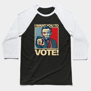 Abraham Lincoln Vote! Baseball T-Shirt